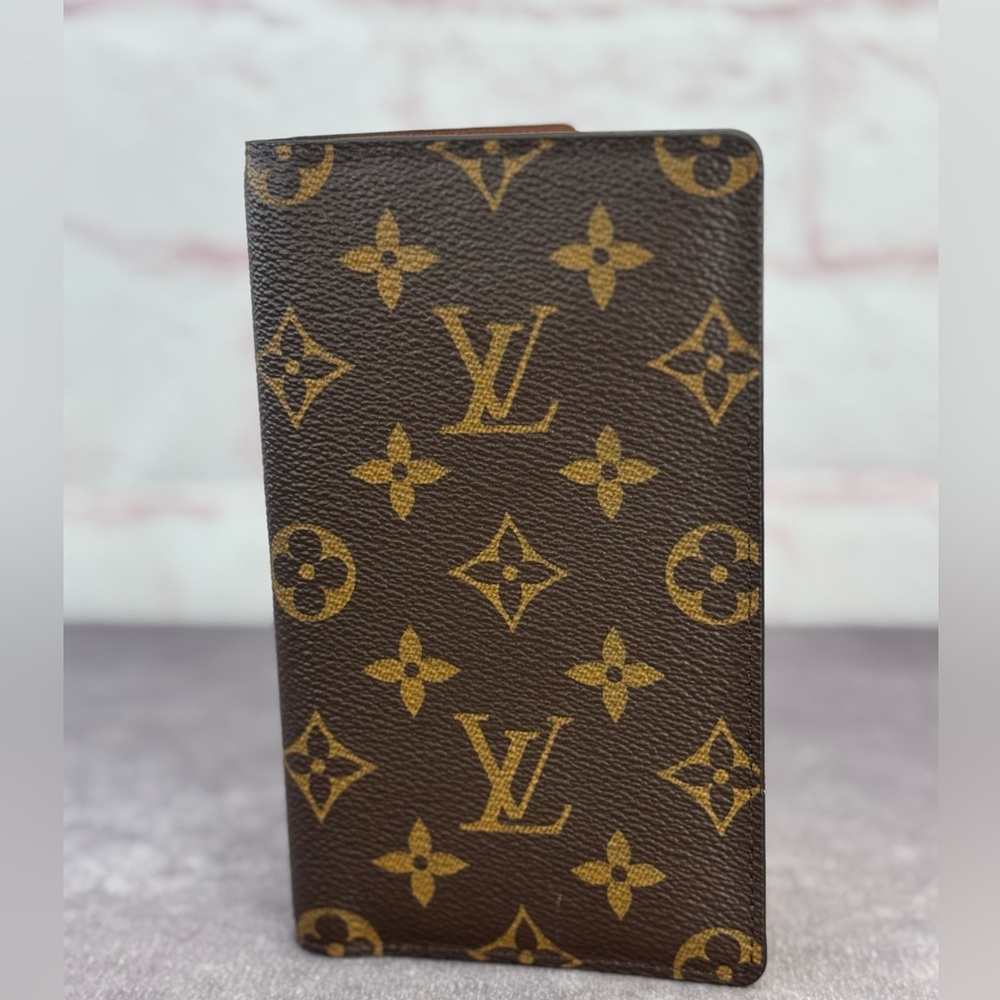 Louis Vuitton Monogram Canvas Card Organizer Checkbook Wallet - Picture 3 of 13